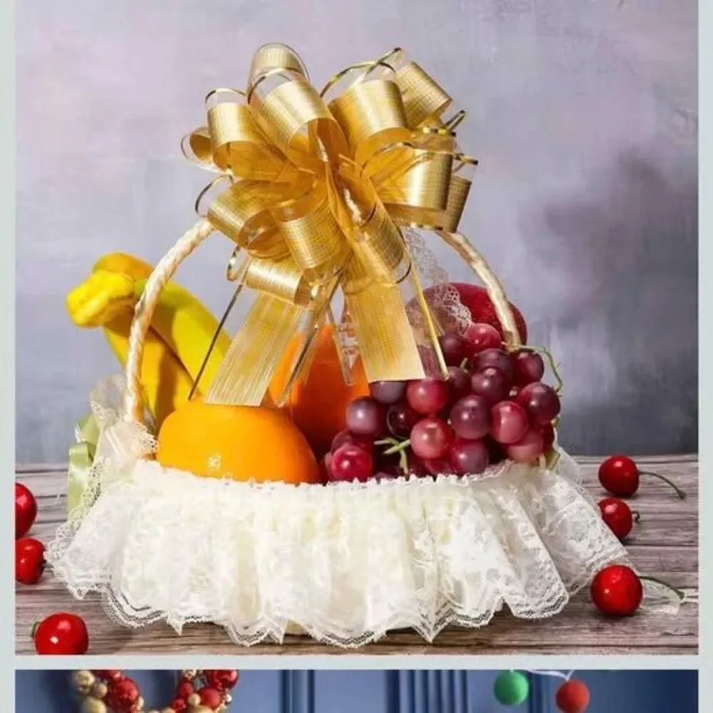 WILLBOND 20 Pieces 6 Inch Pull Bows Gift Wrapping Ribbon Pull Bows
